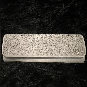Satin Rhinestone Clutch